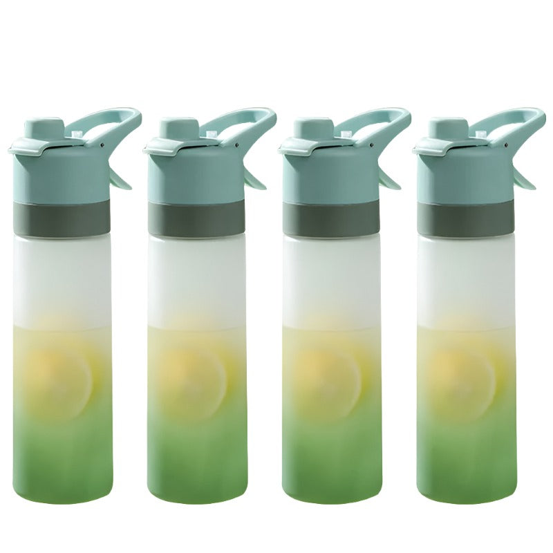 1-8PCS Large Capacity Outdoor Portable Handy Cup Straw Mist Water Bottle Running Exercise Outdoor Sports Drinking Water Bottle