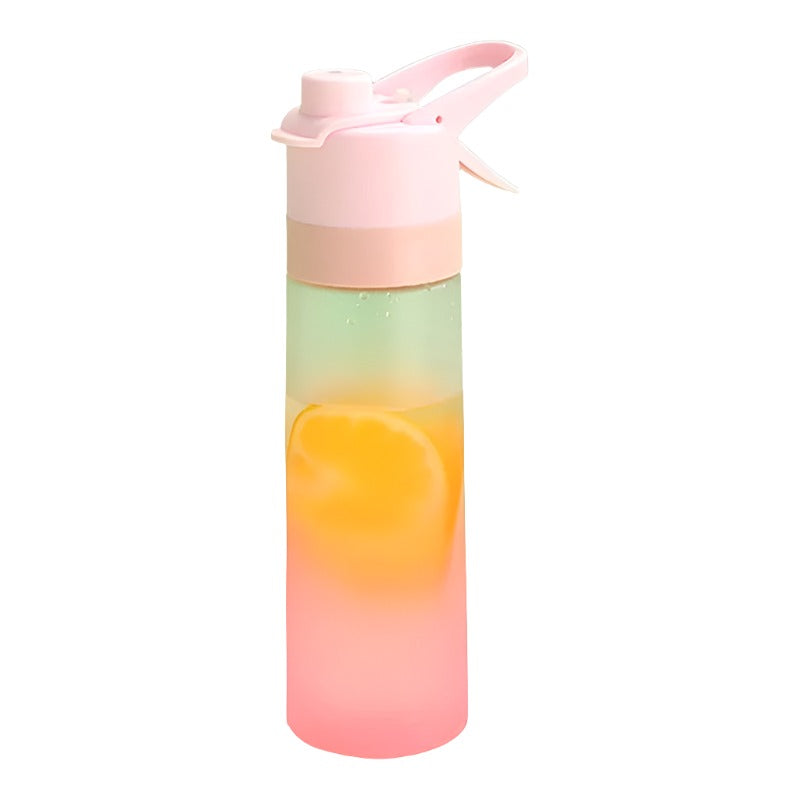 1-8PCS Large Capacity Outdoor Portable Handy Cup Straw Mist Water Bottle Running Exercise Outdoor Sports Drinking Water Bottle